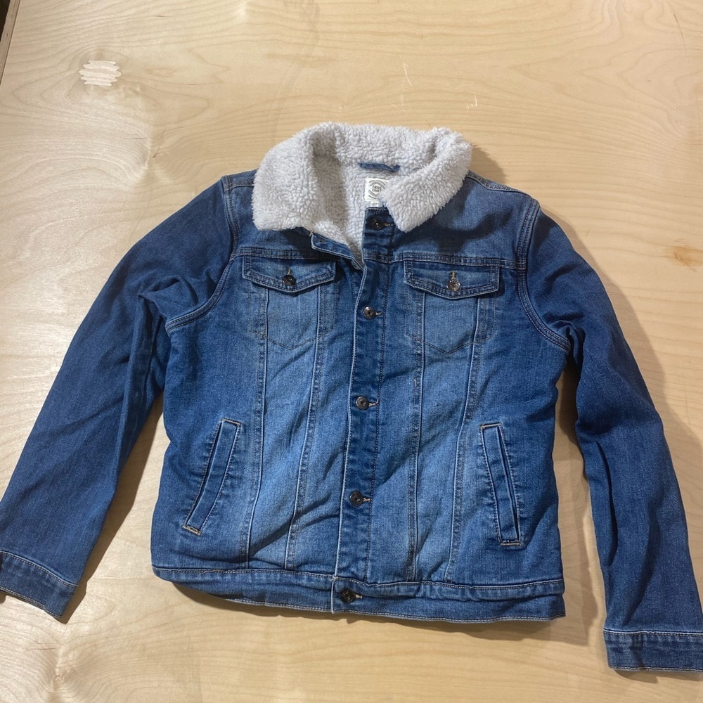 True Craft Fleece Lined Jean Coat Large (HH)
